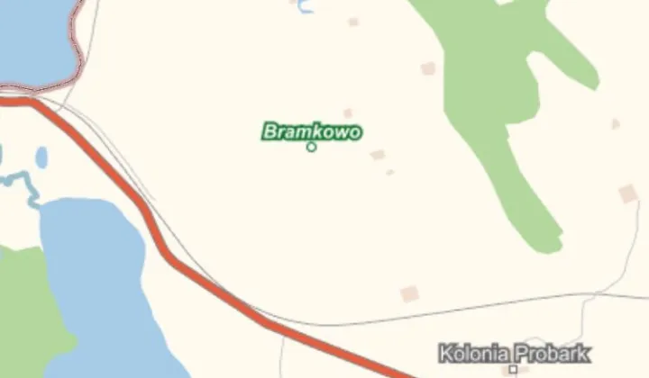 Działka leśna Muntowo