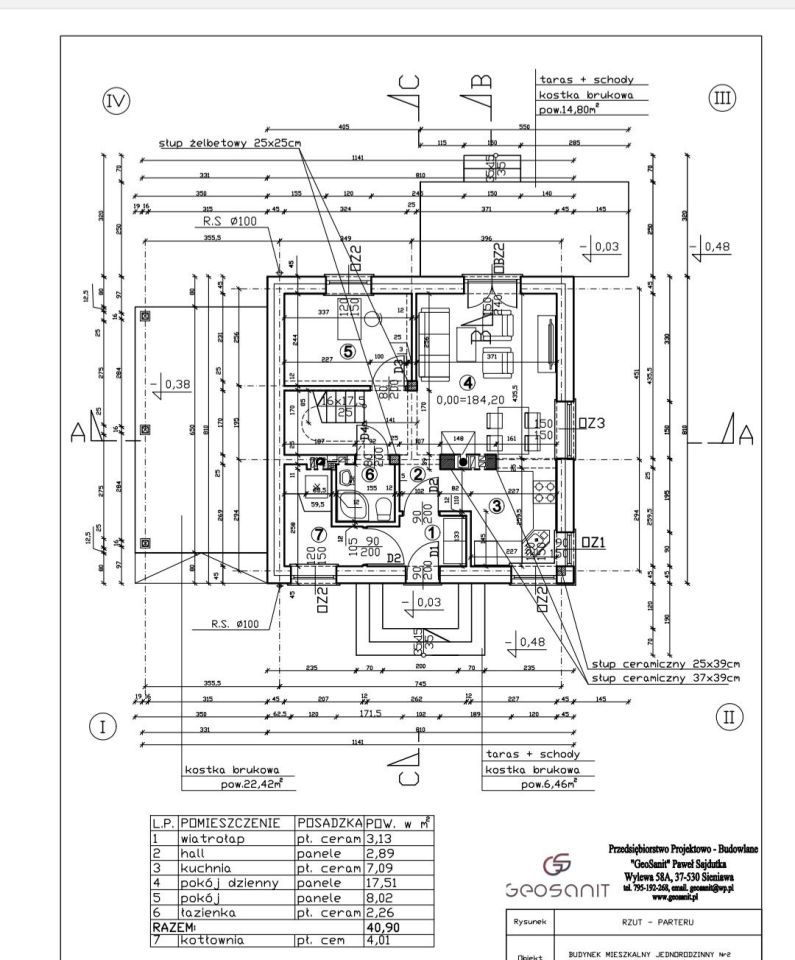 dom wolnostojący, 4 pokoje Radawa Cienkie, ul. Cienkie. Zdjęcie 6