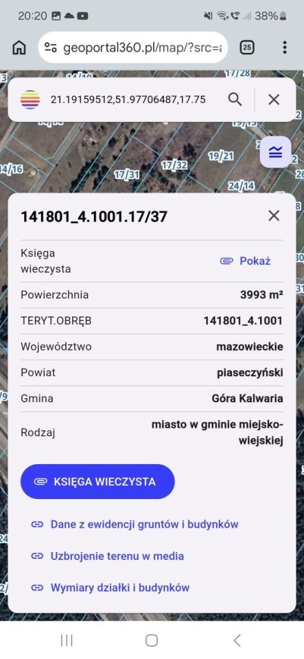 Działka budowlana Góra Kalwaria Marianki. Zdjęcie 2