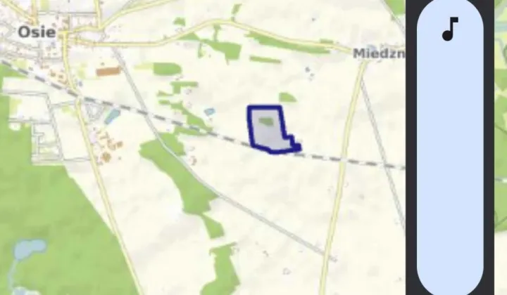 Działka rolna Miedzno