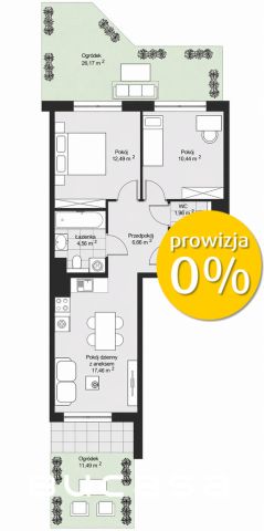 Mieszkanie 3-pokojowe Kraków Mistrzejowice. Zdjęcie 5