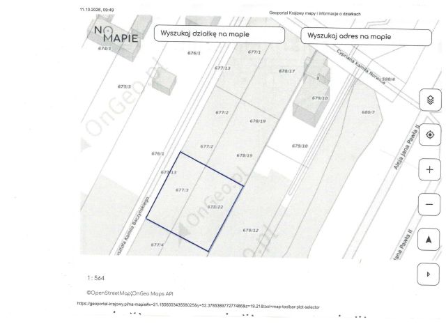 Działka budowlana Słupno Nowe Słupno, ul. Krzysztofa Kamila Baczyńskiego. Zdjęcie 1