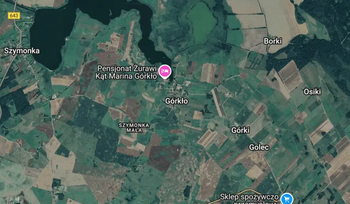 Działka rolna Górkło