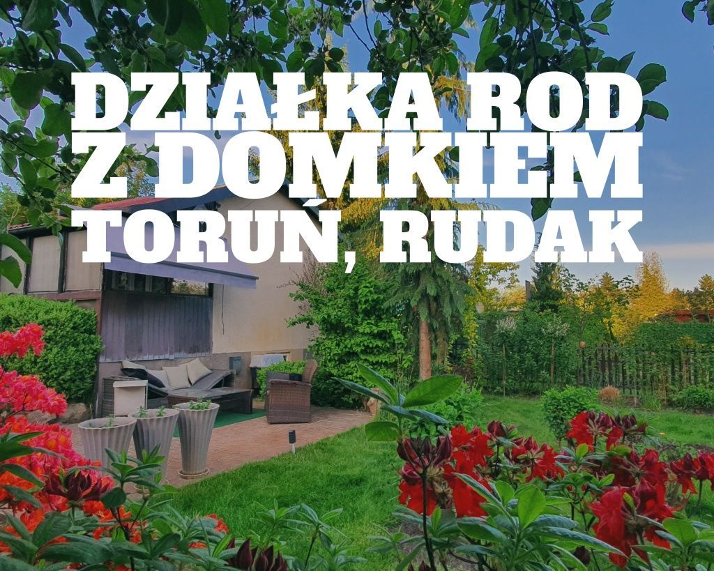 Działka rod Toruń Rudak. Zdjęcie 2