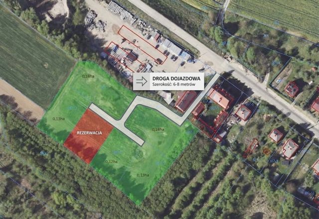 Działka budowlana Szczebrzeszyn, ul. Partyzantów. Zdjęcie 1