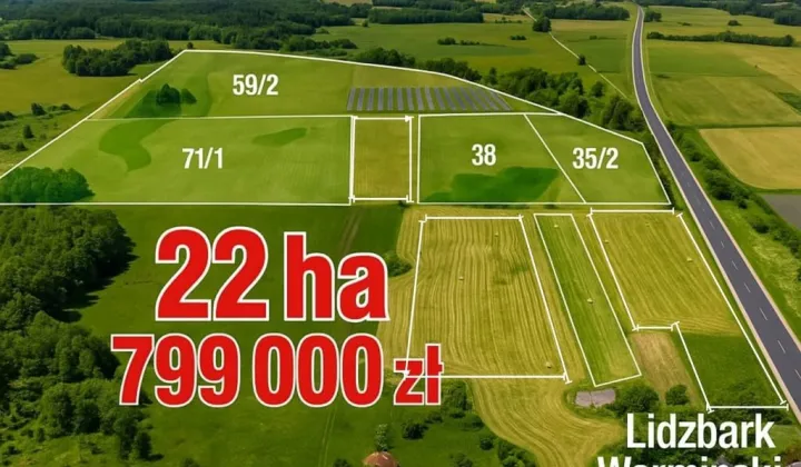 Działka rolna Zielenica