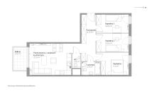 Mieszkanie 4-pokojowe Kraków Czyżyny, ul. Romana Ciesielskiego. Zdjęcie 4