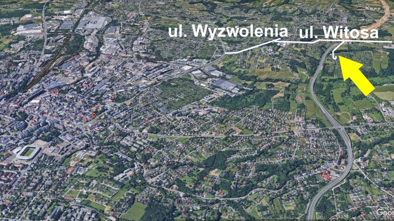 Działka rod Bielsko-Biała Hałcnów, ul. Stanisława Mikołajczyka. Zdjęcie 1