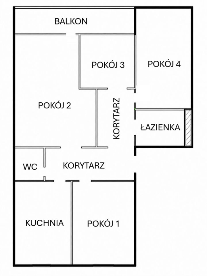 Mieszkanie 4-pokojowe Rzeszów Nowe Miasto, ul. Podwisłocze. Zdjęcie 11