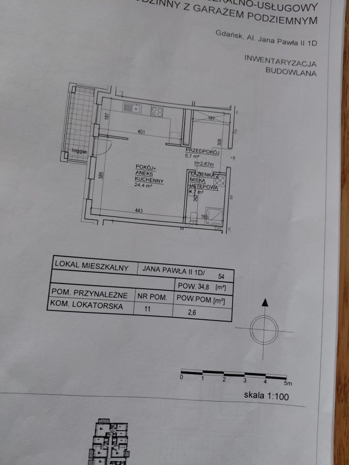 Mieszkanie 1-pokojowe Gdańsk Zaspa, al. Jana Pawła II. Zdjęcie 8
