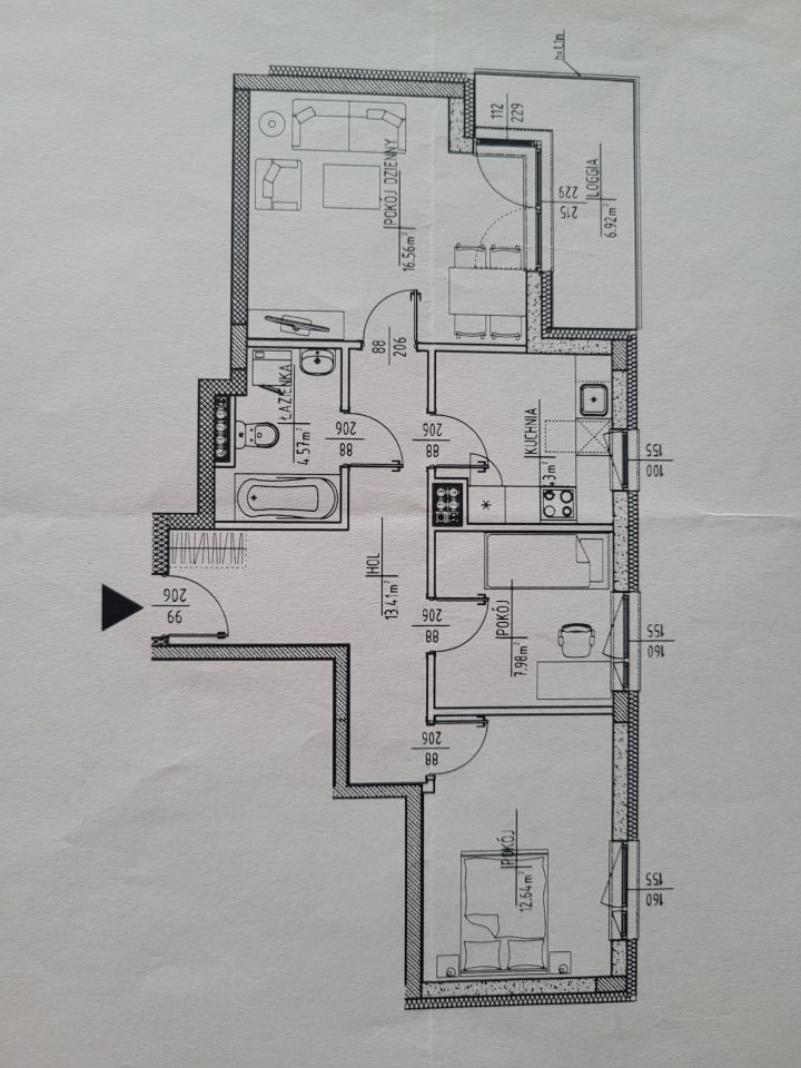 Mieszkanie 3-pokojowe Mińsk Mazowiecki Anielina, ul. Klonowa. Zdjęcie 20