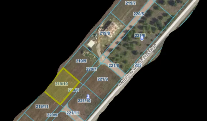 Działka budowlana Rasztów, ul. rot. W. Pileckiego