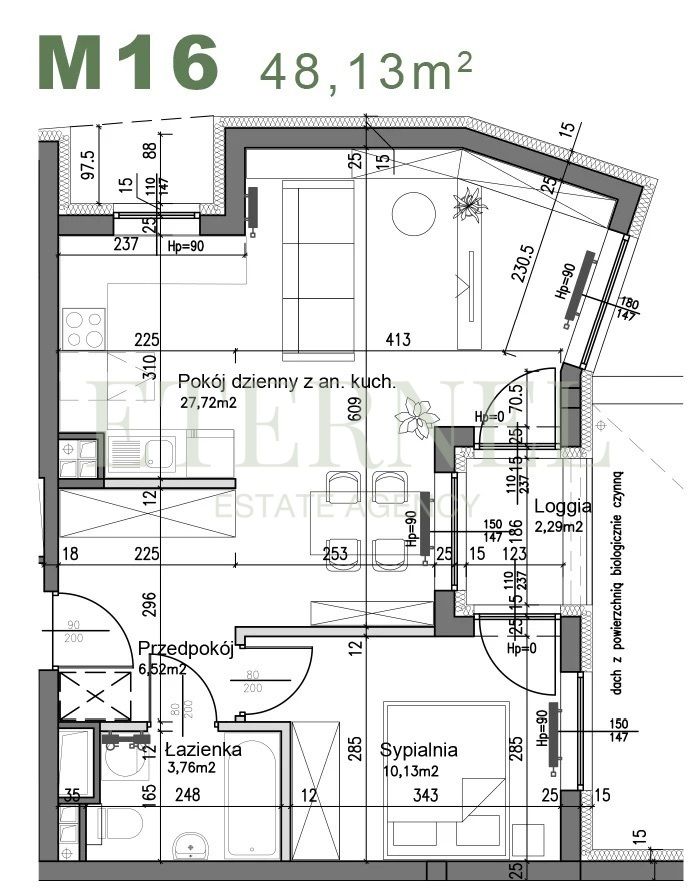 Mieszkanie 2-pokojowe Kraków Czyżyny, ul. Śliwkowa. Zdjęcie 11