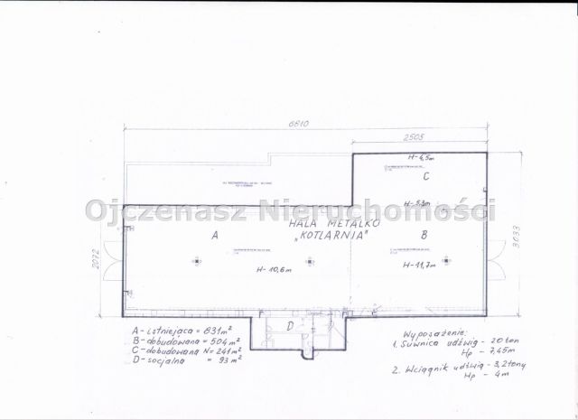 Hala/magazyn Bydgoszcz Kapuściska. Zdjęcie 13
