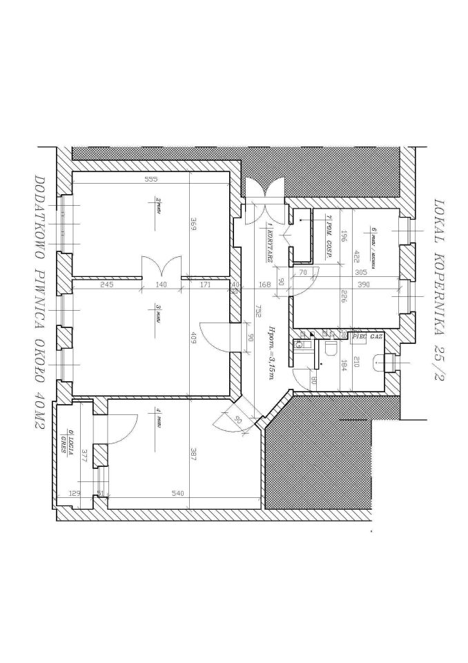 Mieszkanie 3-pokojowe Słupsk Centrum, ul. Mikołaja Kopernika. Zdjęcie 7