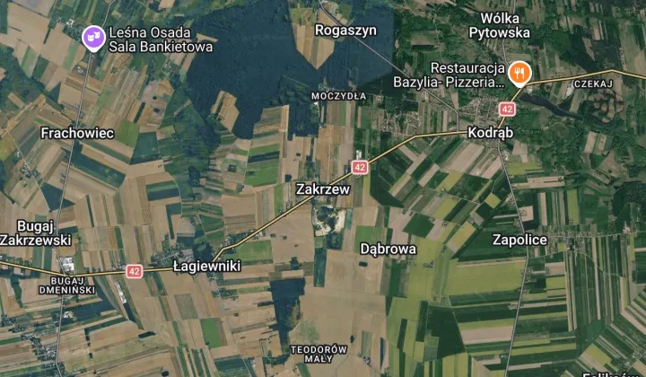 Działka rolno-budowlana Zakrzew