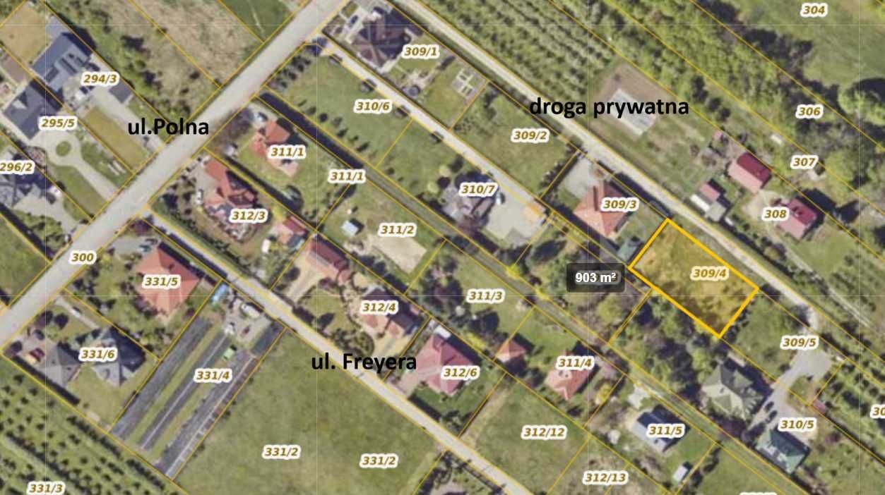 Działka budowlana Tarnobrzeg Dzików, ul. Polna. Zdjęcie 2