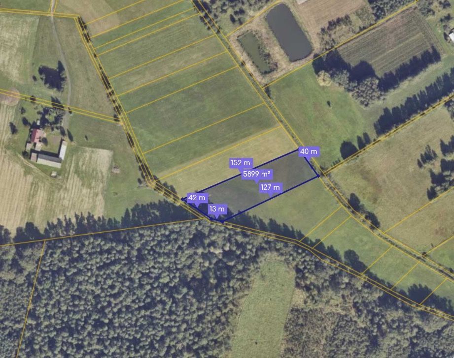 Działka rolna Morawin