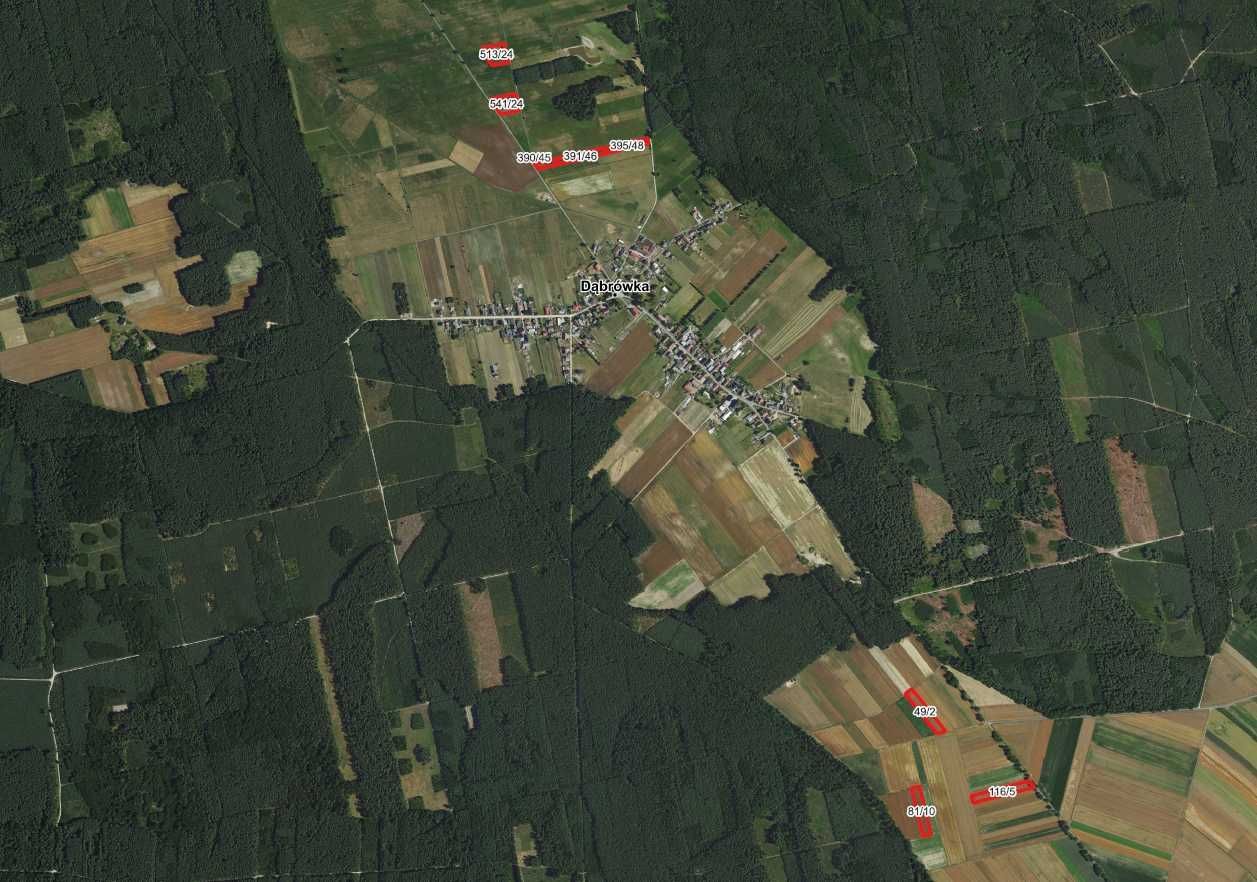 Działka rolna Dąbrówka