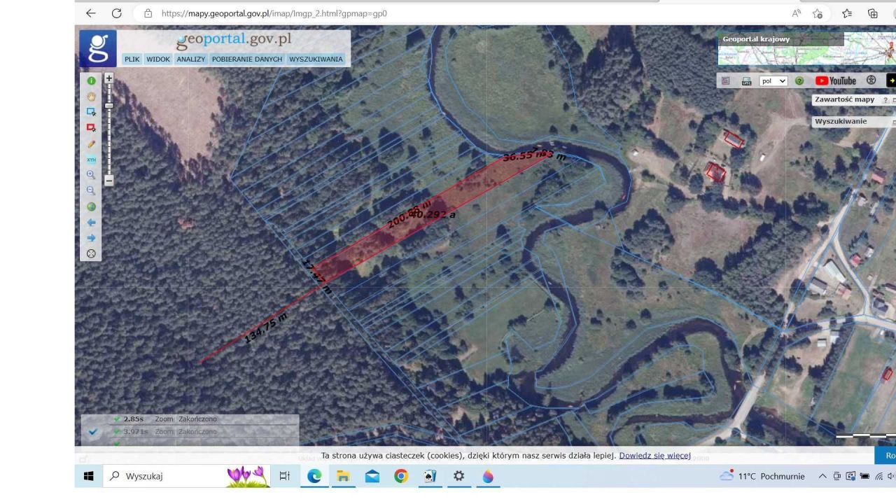 Działka rekreacyjna Rygol
