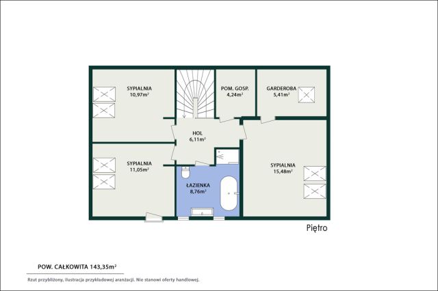 bliźniak, 4 pokoje Piaseczno. Zdjęcie 49