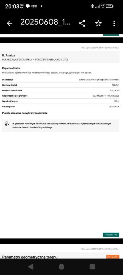 Działka rekreacyjna Krzeszowice. Zdjęcie 5