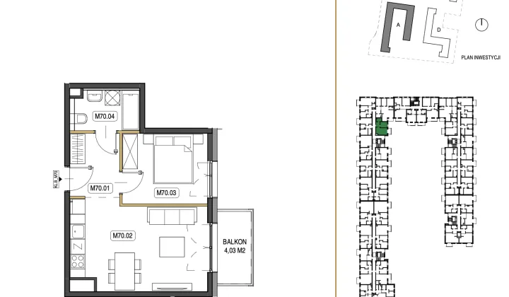 Mieszkanie 2-pokojowe Ożarów Mazowiecki, ul. Józefa Poniatowskiego 4