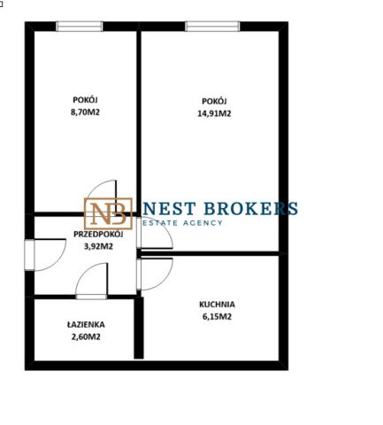 Mieszkanie 2-pokojowe Kraków Olsza, ul. Celarowska. Zdjęcie 12