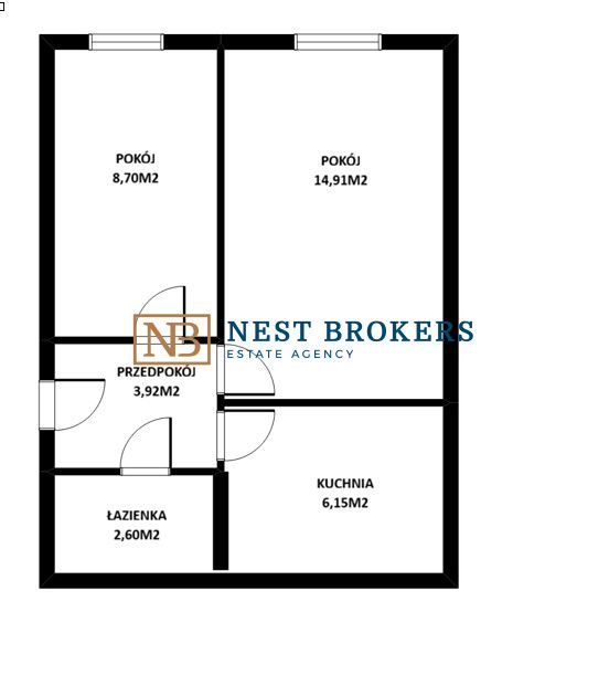 Mieszkanie 2-pokojowe Kraków Olsza, ul. Celarowska. Zdjęcie 12