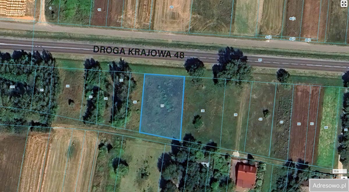 Działka leśna Stoczek Kocki Skrawki