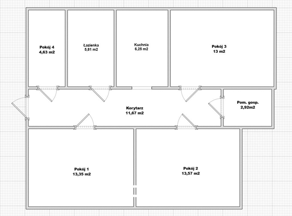 Mieszkanie 4-pokojowe Chobot. Zdjęcie 9