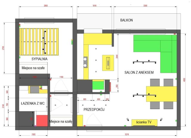 Mieszkanie 2-pokojowe Sosnowiec Sielec, ul. Gabriela Narutowicza. Zdjęcie 10