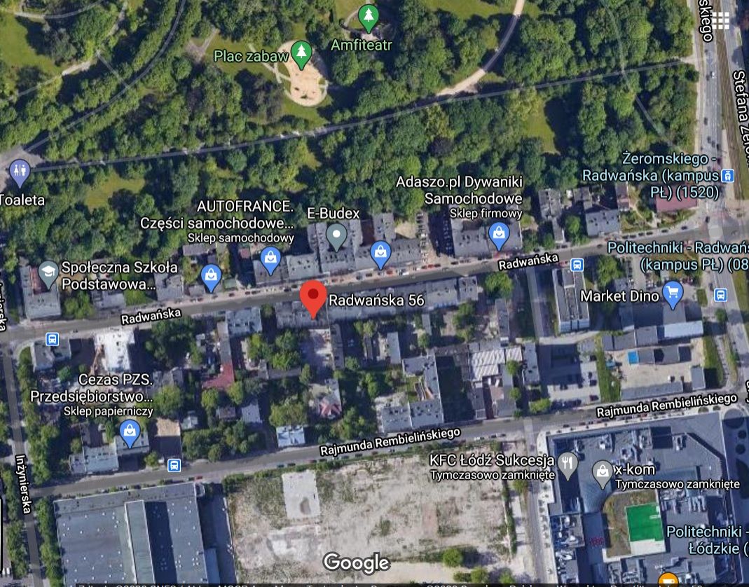 Mieszkanie na sprzedaż bez pośredników
ul. Radwańska
Łódź Polesie, Łódź