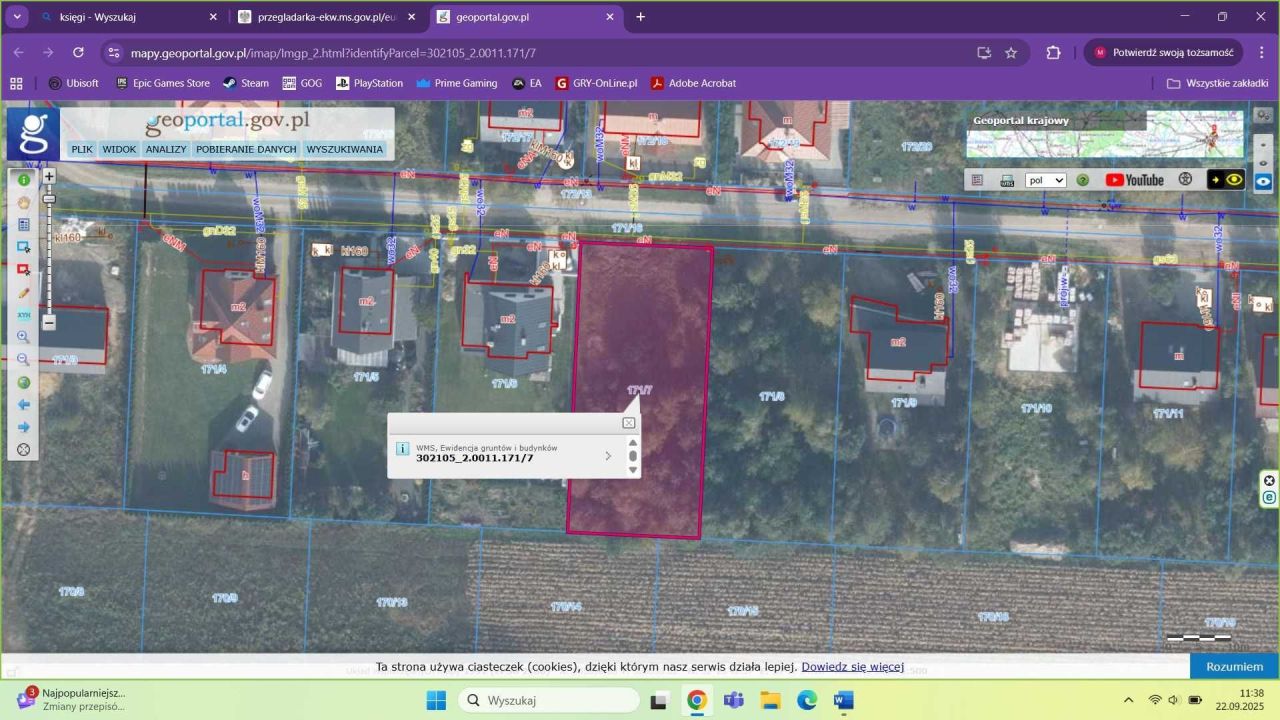 Działka budowlana Więckowice, ul. Słoneczna