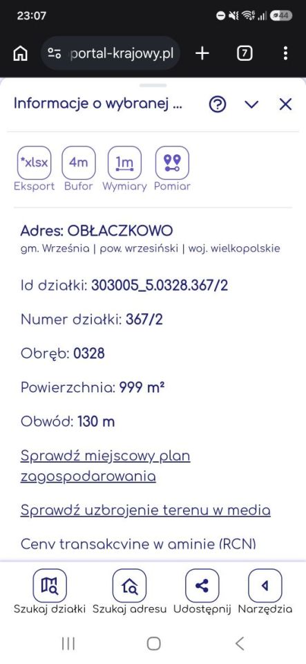 Działka budowlana Obłaczkowo. Zdjęcie 4