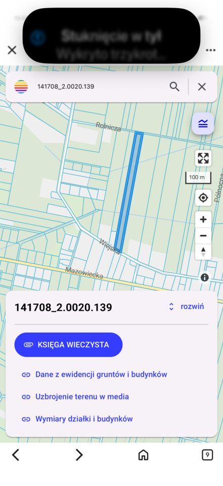 Działka rolna Rzakta, ul. Wiejska. Zdjęcie 5