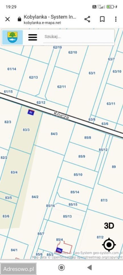 Działka budowlana Niedźwiedź, ul. Krucza. Zdjęcie 2