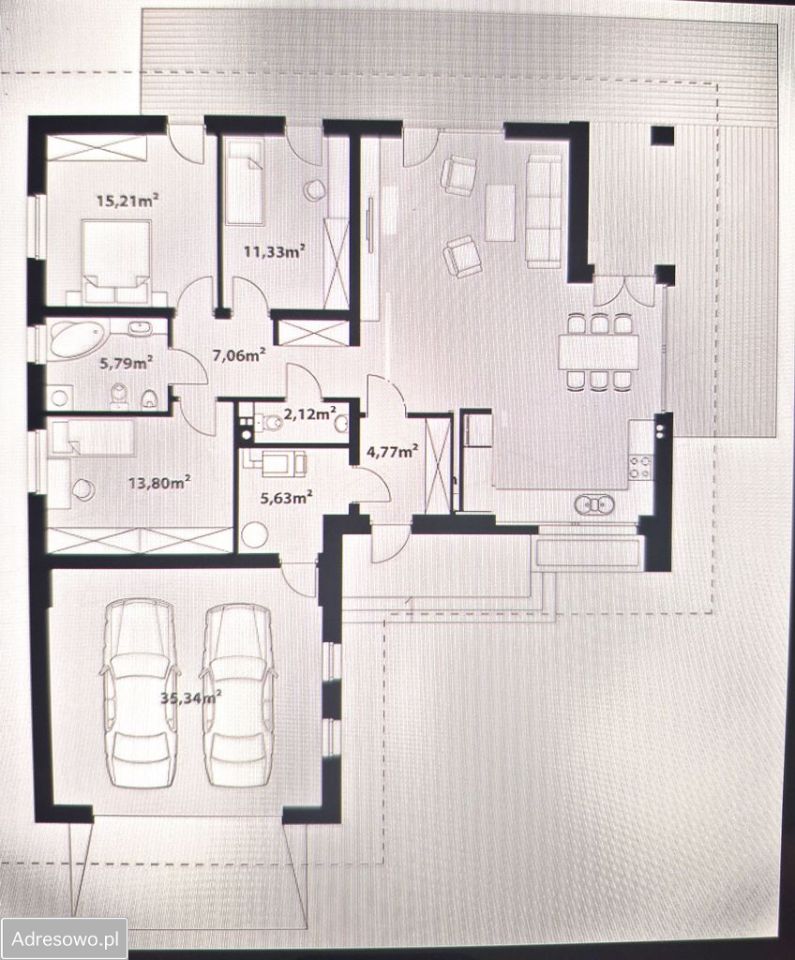 dom wolnostojący, 4 pokoje Chrząstawa Mała, ul. Iglasta. Zdjęcie 8