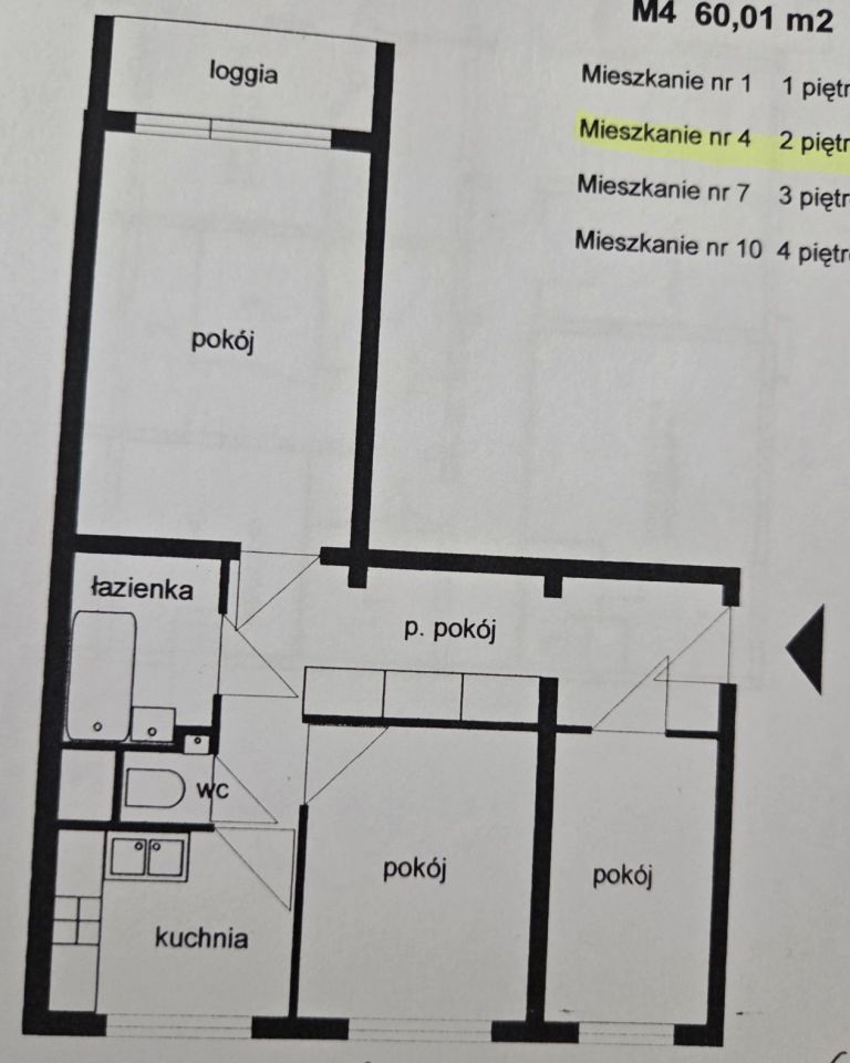 Mieszkanie 3-pokojowe Ruda Śląska Bykowina. Zdjęcie 8