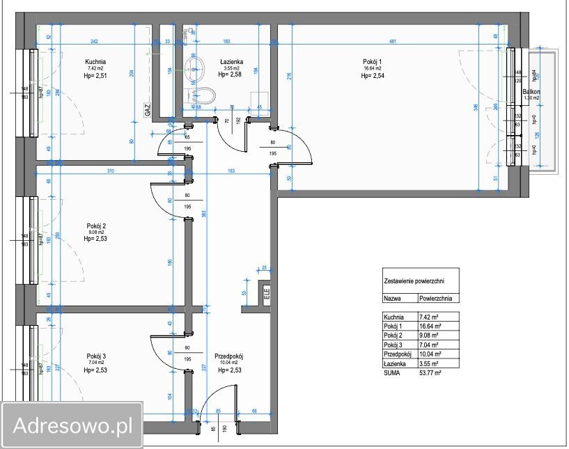 Mieszkanie 3-pokojowe Zabrze Guido, ul. ks. Jana Dzierżona. Zdjęcie 4