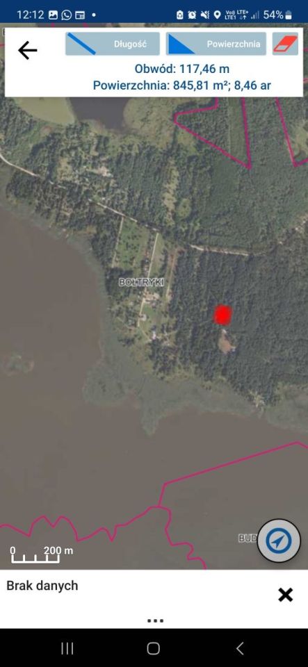 Działka budowlana Bołtryki