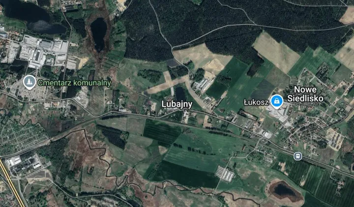 Działka budowlana Lubajny