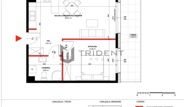 Mieszkanie 2-pokojowe Pruszków, ul. Miernicza