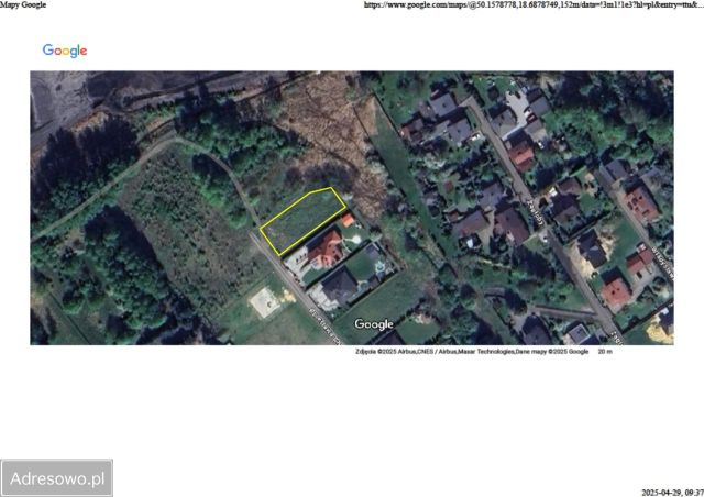 Działka budowlana Czerwionka-Leszczyny, ul. Bolesława Chrobrego. Zdjęcie 1