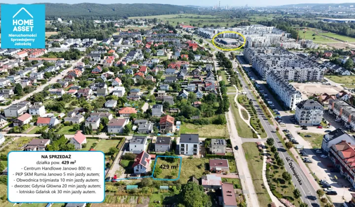 Działka budowlana Rumia, ul. Wiśniowa