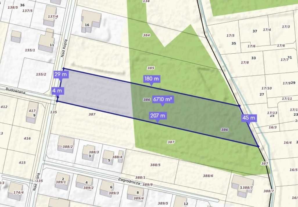 Działka budowlana Paczkowo. Zdjęcie 4