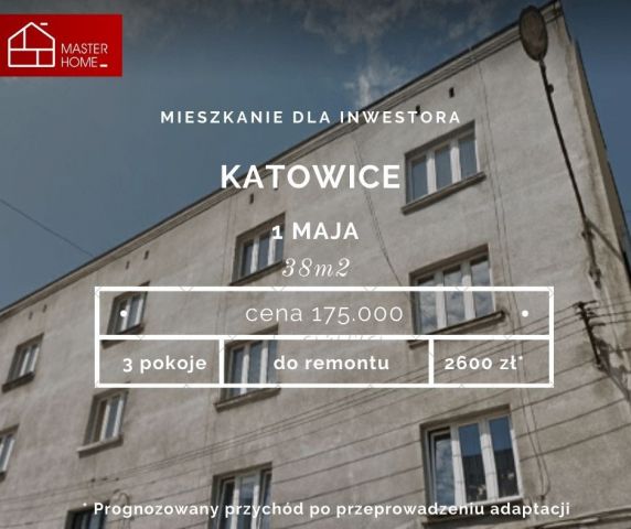 Mieszkanie 2-pokojowe Katowice Śródmieście, ul. 1 Maja. Zdjęcie 1