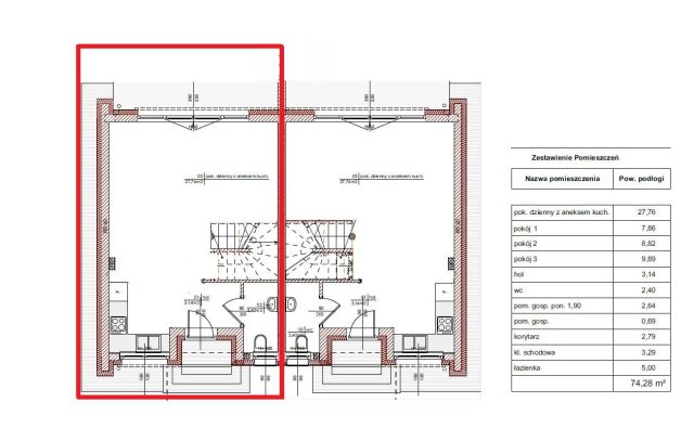bliźniak, 4 pokoje Kamionki, ul. Magnoliowa. Zdjęcie 11