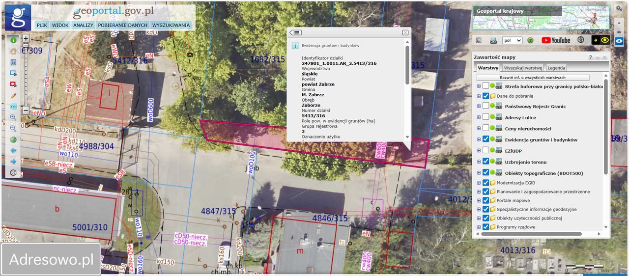 Działka inwestycyjna Zabrze Zaborze, ul. Filipiny Płaskowickiej. Zdjęcie 5