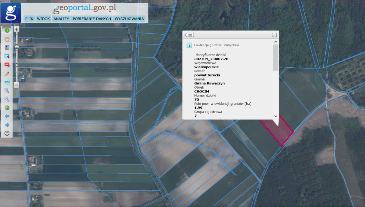Działka rolna Chocim. Zdjęcie 3